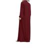 Women's Middle Eastern Style Stand Collar Zipper Cardigan with Pockets