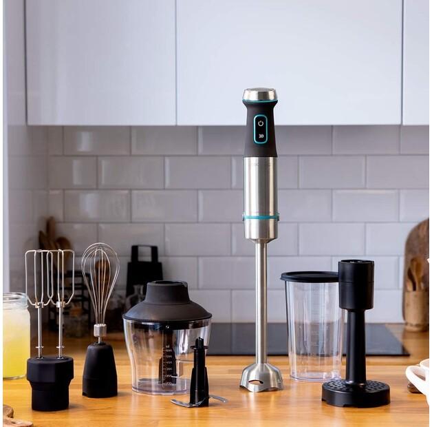 Immersion Blender Cecotec Power Titan Black 1200 XL PerfectCream & Crush (04293)