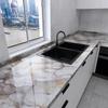 Autocolante de Perete Rezistente la Ulei 40cm Tapet Impermeabil Marmură Autoadeziv Removabil Hârtie de Contact pentru Baie Bucătărie Decor Acasă
