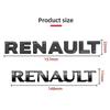 ABS 3D logo Car Rear Trunk Emblem Badge Sticker for Renault Megane 2 Duster B Logan Captur Clio Laguna Fluence Kadjar Accessories