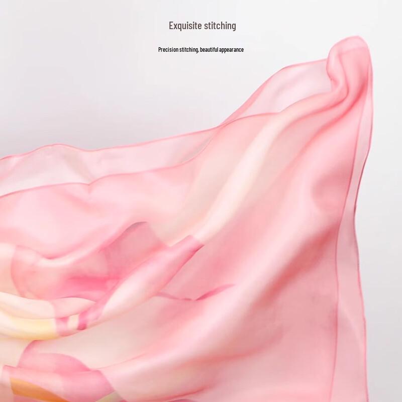 Canhuanianniang 100% Mulberry Silk Versatile Scarf
