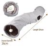 Foldable Crinkle Paper Cat Tunnel Toy - Self-Play & Teasing Activity for Cats