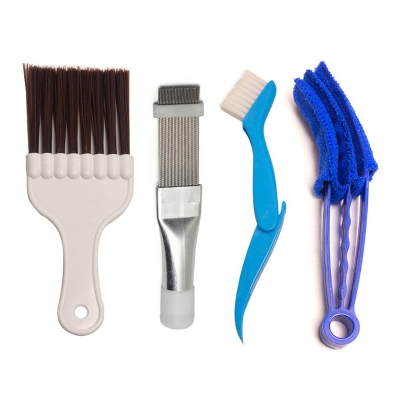 Air Conditioning Fin Comb Brush Condenser Blade Cleaning Repair Tool Universal Radiator Cleaning Brush Tool Cleaner Kits