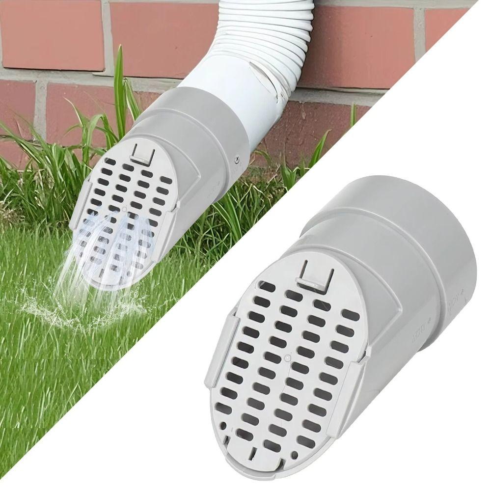 Heavy Duty Round Drain Pipe Cover Adjustable Fit Durable Rainwater Filter Net Anti-Clog Easy To Install
