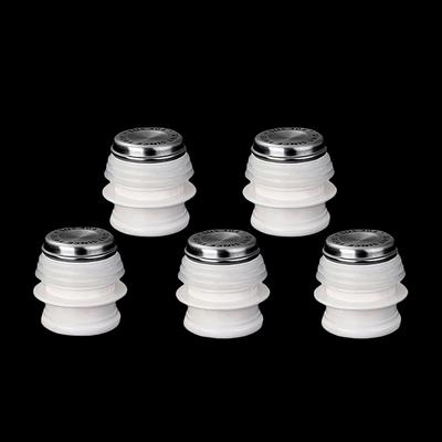 3 Pcs Replacement Parts Thermos Bottle Stopper Food Grade Thermos Cup Hot Water Cap Stainless Steel Silicone Kettle Cover
