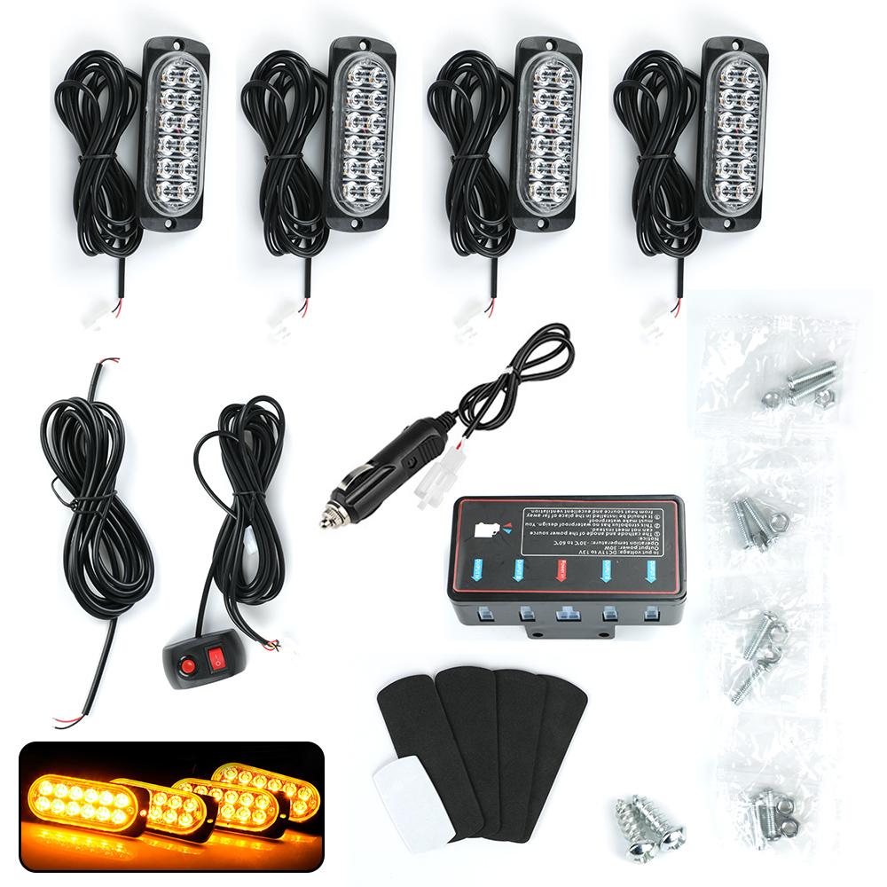 

Для автомобилей, грузовиков, мотоциклов, решетка, фары, автомобильные аксессуары, аварийные предупреждающие огни, автомобильный стробоскоп, мигающая лампа 12 В, автомобильный стробоскоп жёлтый