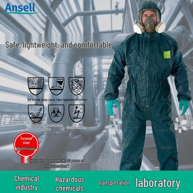 Ansell 4000 Chemical Protection Coverall XXL