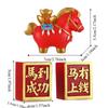 Chinese Style Horse Miniature Horse Mascot Zodiac Horse Ornaments 2026 Gift Horse Figurine  Cabinet