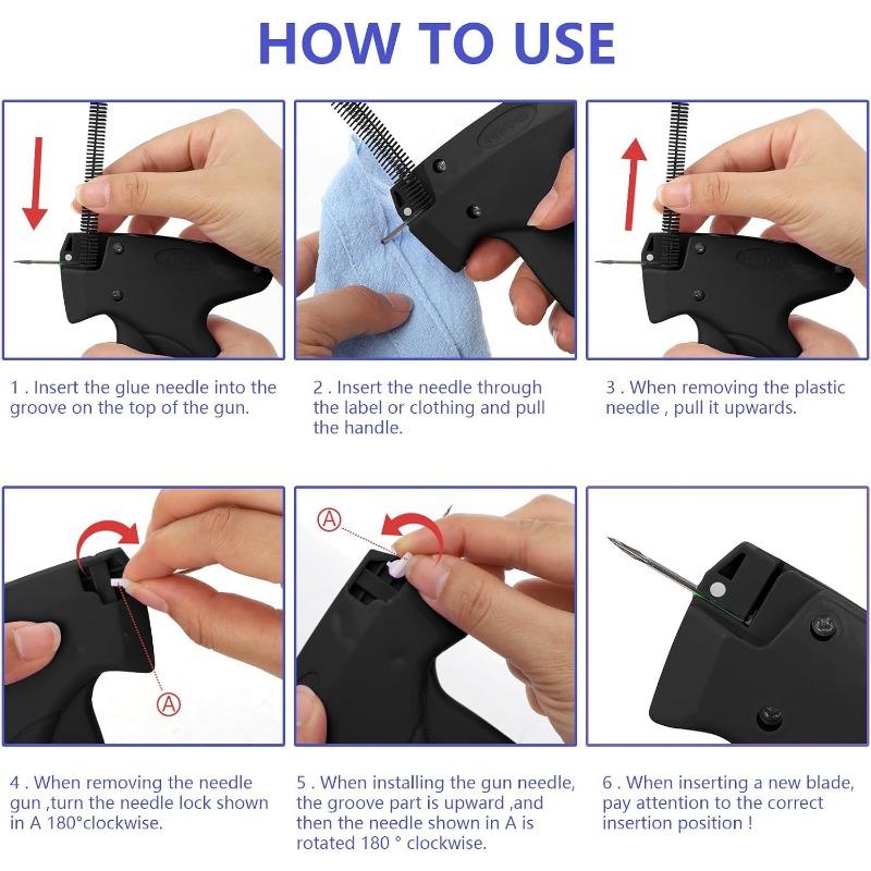 Quick Clothing Fixer Handheld Tagging Guns Sewing Machine Mini Stitch Gun Stitchy Guns for Clothes for Clothing Sewing Quilting