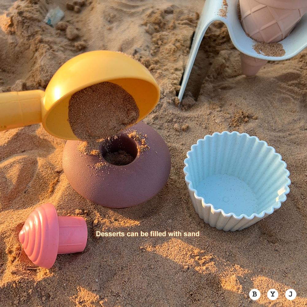 4/7ps Children Beach Play Sand Tools Premium ABS Sandbox Tools Zmrzlina Tvar Plážová herní sada Přenosná pro děti Děti pro zábavu