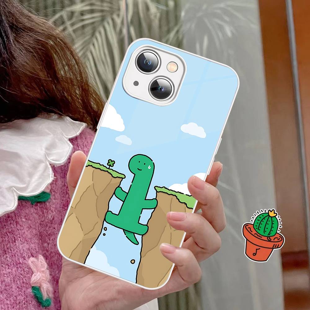 Cartoon J-Joguman Studio Tempered Glass For Iphone 14 13 12 11 Pro Mini XS MAX 14Plus X XS XR Cover