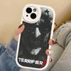 T-Terrifier Funny Horror For IPhone 16 15 14 16E 13 12 11 Pro Max Plus Phone Leather Case