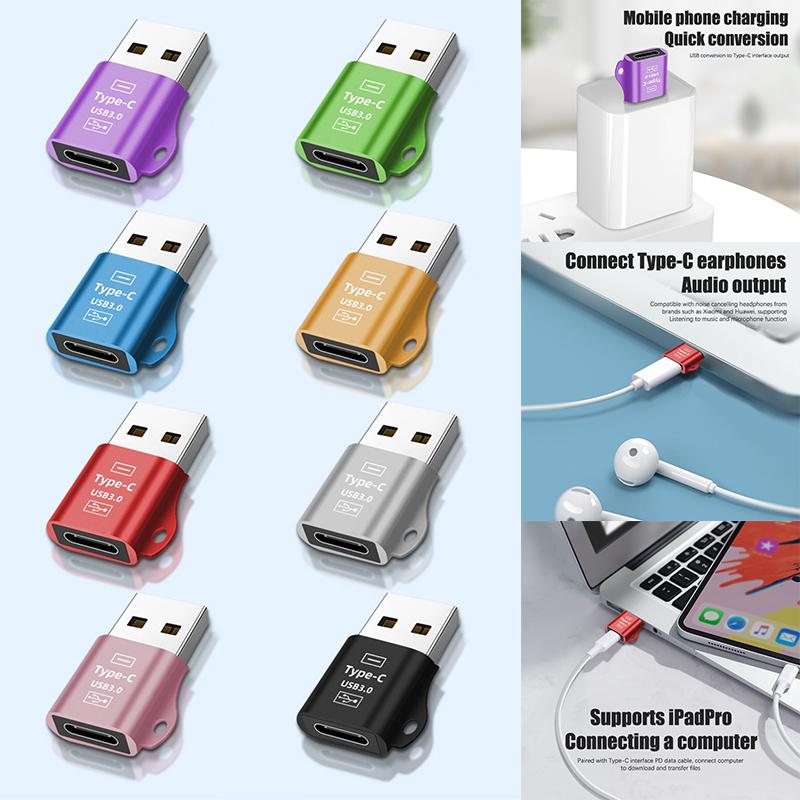 Datový kabel typu C na USB 3.0 samice-samec PD, adaptér, nabíječka na USB-C audio konverze, vhodný pro mobilní telefony, počítače