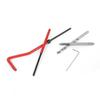 25Pcs/box Thread Repair Insert Kit M4 with Transparent Plastic Box for Processing Machinery Thread Repair Insert Set