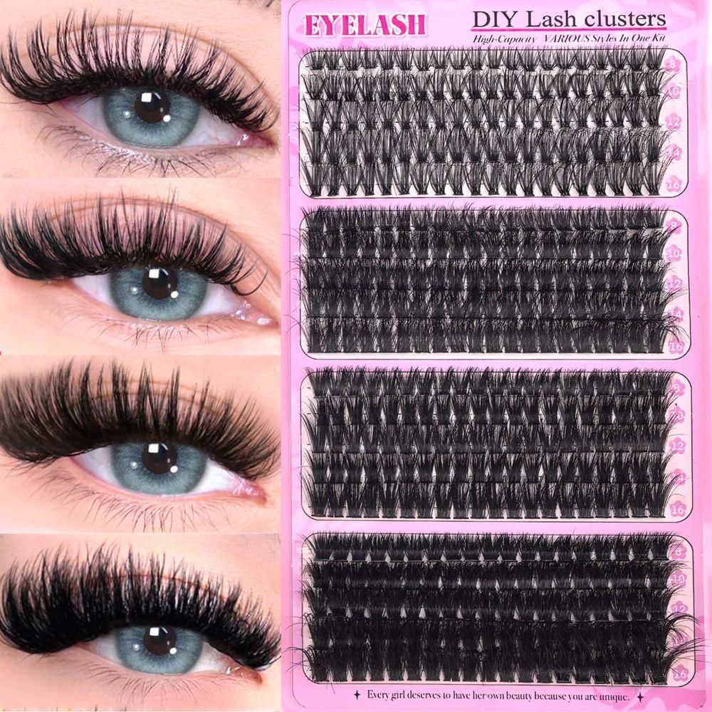 Wispy Style False Eyelashes Natural Look Fake Eyelash DIY Lash Extension Kit  Eye Lash Extension