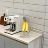 Banana Hanger, Stainless Steel with Hook Fruit Stand, Keep Bananas Free Longer, Space-Saving Rack for Kitchen Countertop