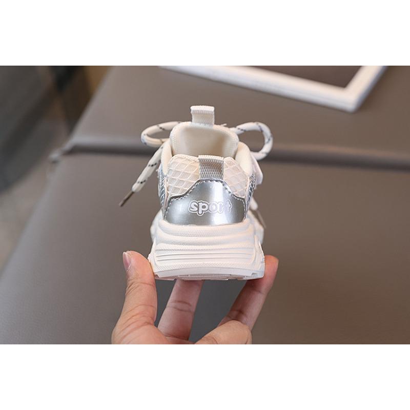 Kids shoes summer new children's sports shoes boys' single mesh breathable baby shoes fashionable trendy girls' dad shoes