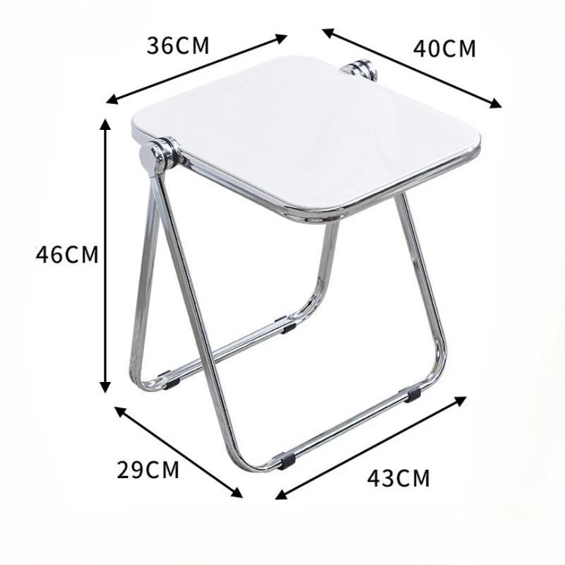Simple home thick acrylic folding transparent coffee table,saving space,suitable for home,apartment,office,bedroom,dining table