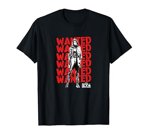 Marvel Falcon & Winter Soldier Sharon Carter Wanted Stack T-Shirt