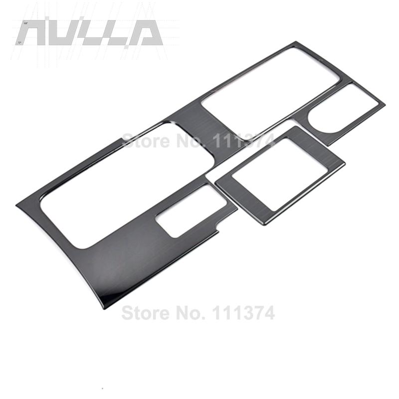 

Хромированный держатель чашки переключения передач, крышка панели для Mitsubishi Eclipse Cross 2017 2018, внутренняя приборная панель из карбона Stainless steel BK