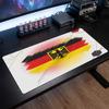Belgium Football Crest Mouse Pad, Extended Non Slip Rubber Desk Mat for Gaming Office Laptop Fan Gift