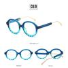 Fashion Women Round Frame Sunglasses New Luxury Brand Designer Sun Glasses Retro Trendy Shades UV400 Anti Blue-ray  Glasses