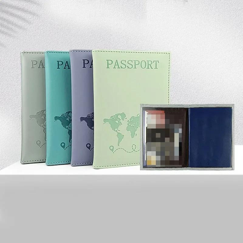 Travel Passport Holder Organizer Protective Women Men Card Case Credit Card Holder ID Document Passport Wallet Passport Cover