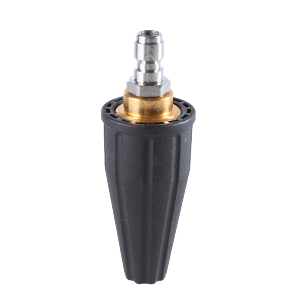 Pressure Washer Tips Turbine Nozzle Pressure Washer 3600PSI Maximums Rotating Pressure Washer Nozzle 1/4'' Connect