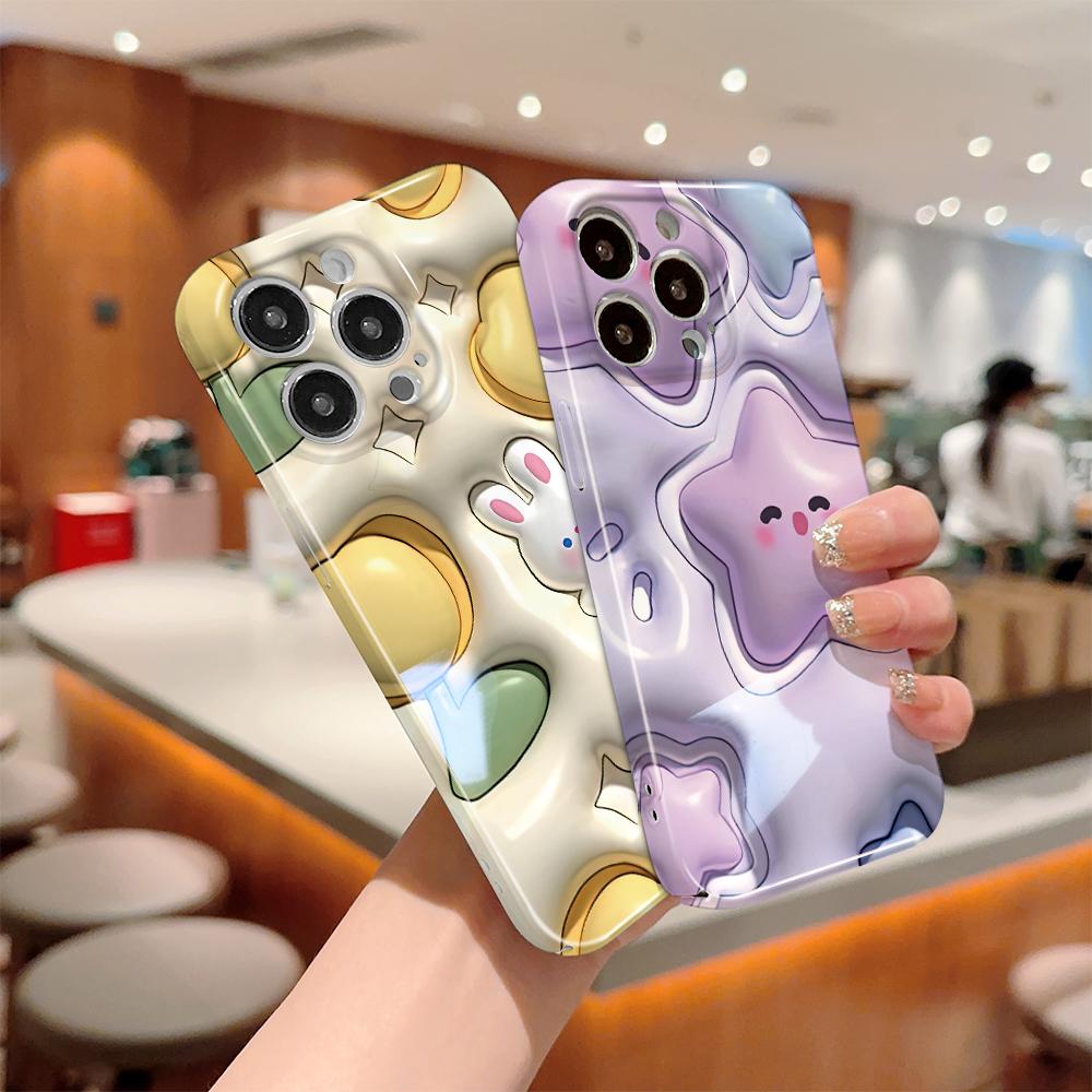 All-inclusive-Film-Telefonhülle, Cartoon-Modedesign, Hartschale, vollständige Abdeckung, stoßfeste Kamera-Schutzhülle für OPPO Realme OnePlus Infinix Tecno