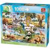 Puzzle 1000 Pièces Animaux Sauvages