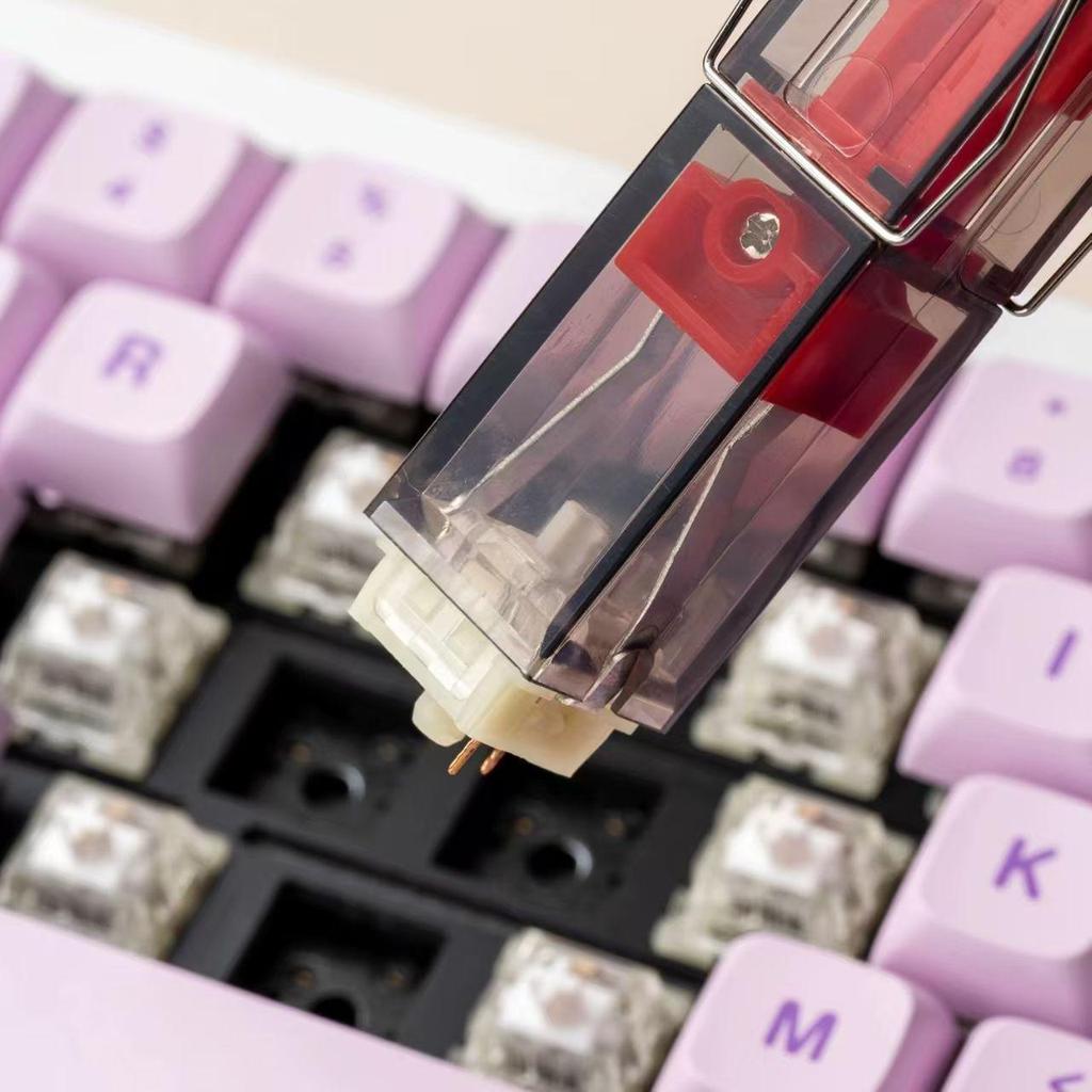 2-in-1 Keycap and Switch Puller for Hot-Swappable Mechanical Keyboards - Key Removal and Cleaning Tool