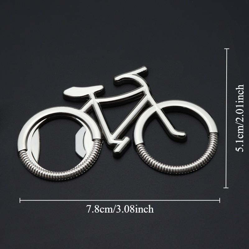 Stainless Steel Bicycle-Shaped Bottle Opener Creative and Interesting, Suitable for Beer, Wine, Juice Opening Kitchen Gadget