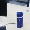 Mini Umidificador Portátil Alimentado por USB, Operação Silenciosa, Névoa Temporizada e Desligamento Automático, Formato Triângulo Compacto para Viagem e Escritório
