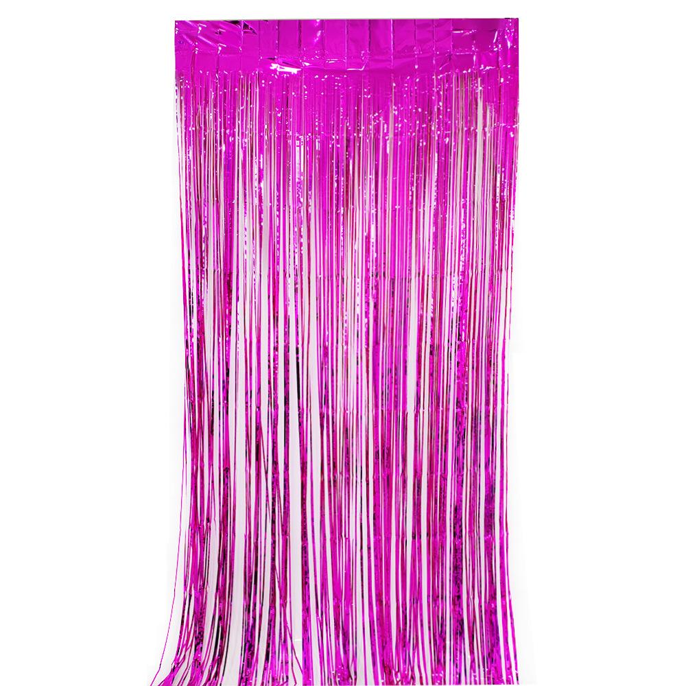 Foil Fringe Curtain Backdrop Photo Streamers Props for Birthday Wedding  Baby Shower Bachelorette Christmas  Party Decorations