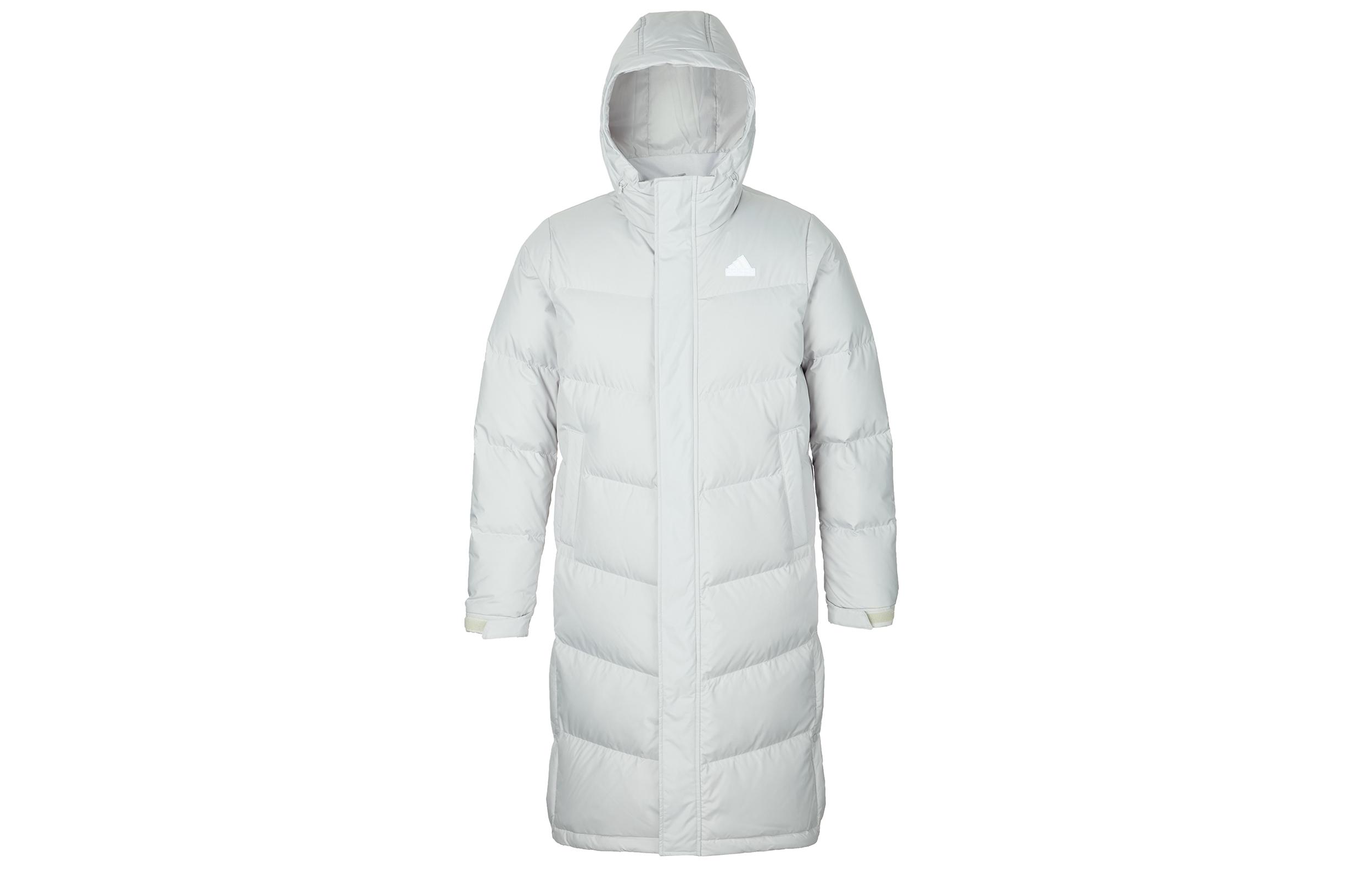 Adidas Down Jacket Unisex Gray/White KQ5537 XL