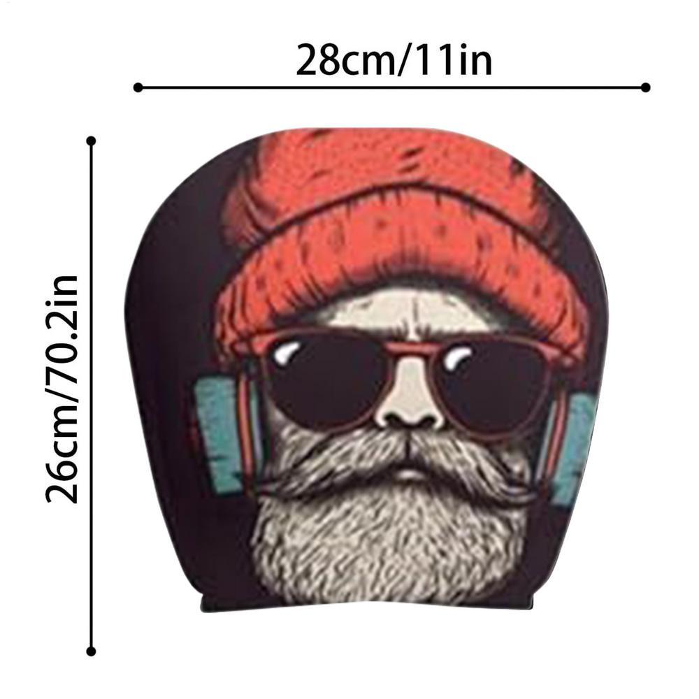 2 шт. Чехлы на подголовник автомобиля Смешные мультяшные аксессуары для автомобиля Чехол на подголовник переднего сиденья автомобиля Защитный чехол на подголовник автомобильного сиденья