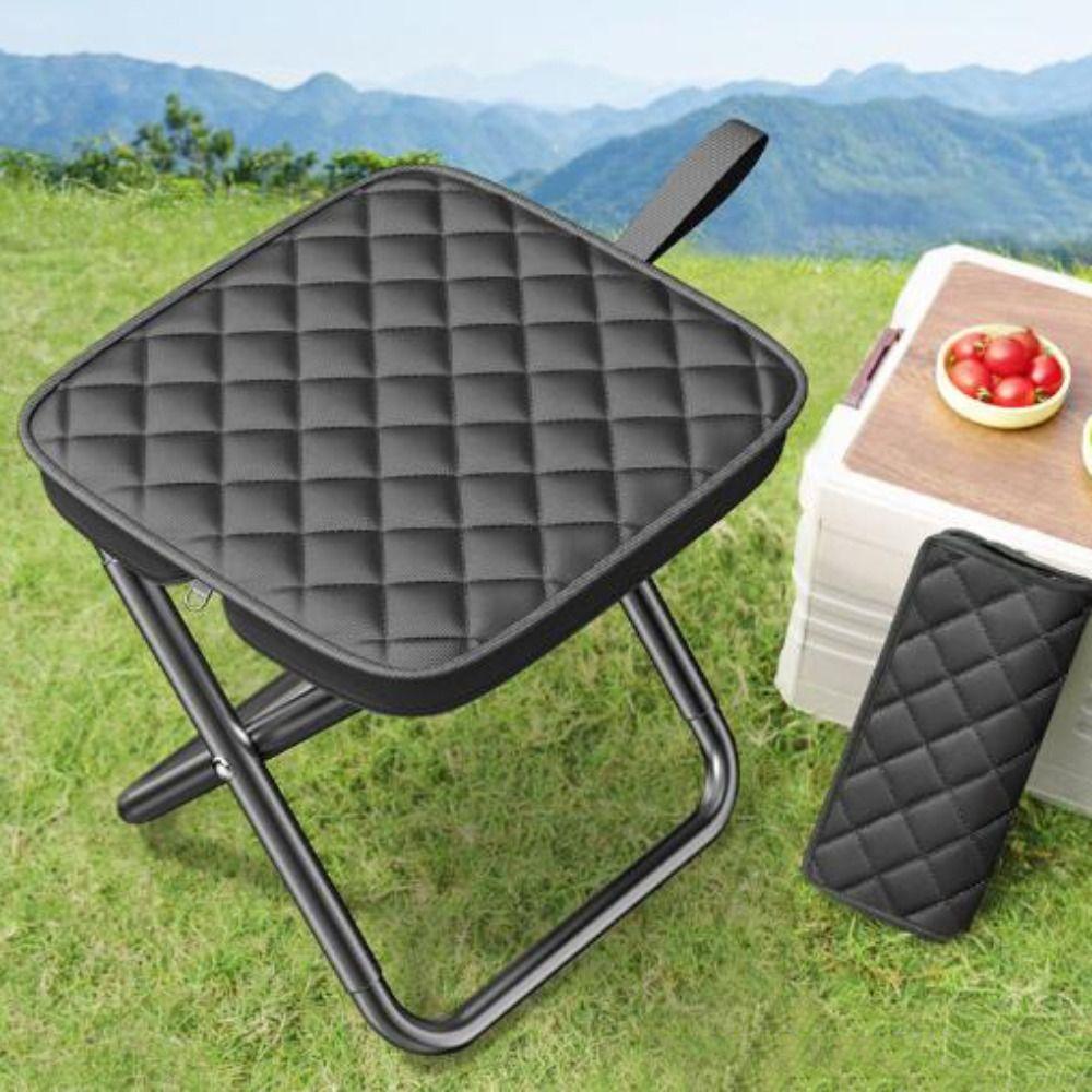 Water-proof Portable Folding Stool Strong Load-bearing Outdoor Small Stool Fishing Stool Hiking