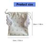 Drawstring Bag Plush Wing Cosmetic Bag Star Pattern Makeup Bag Portable Storage Bag Organizer Bag