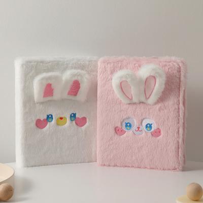 A5 Plüsch Binder Notizbuch Fotokartenhalter Sammeln Sie Kawaii Album Fotos Aufbewahrung Kpop Karten Taschen Hüllen Schreibwarenbedarf