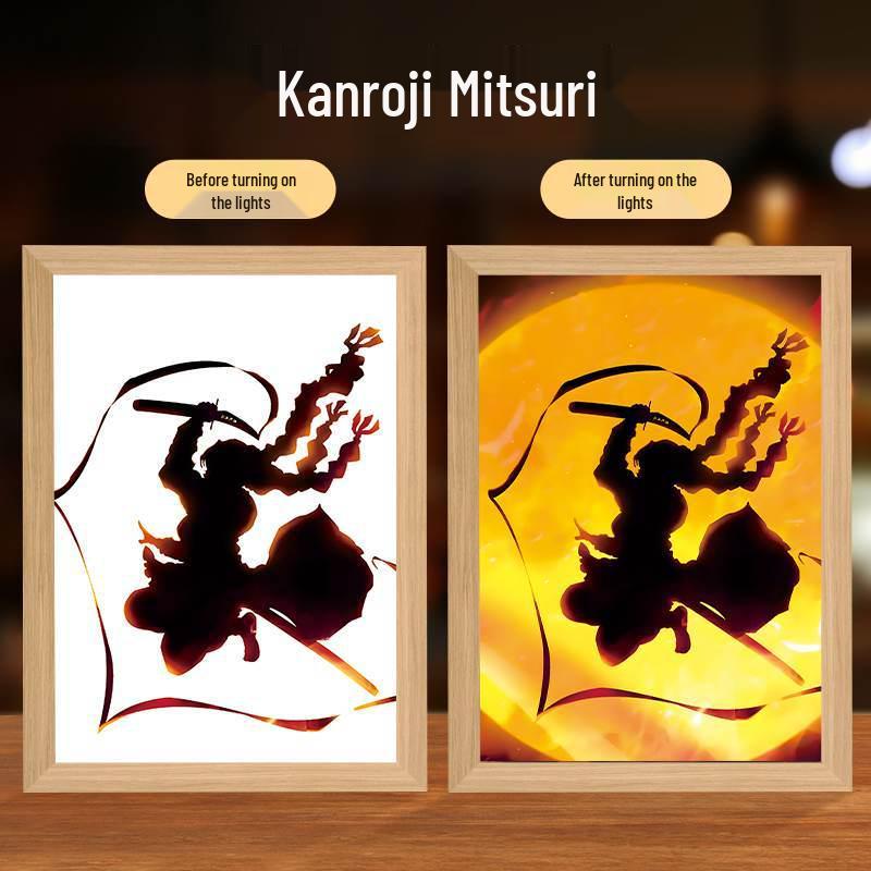 Demon Slayer Anime Series Light Painting Night Light - Creative Ornaments