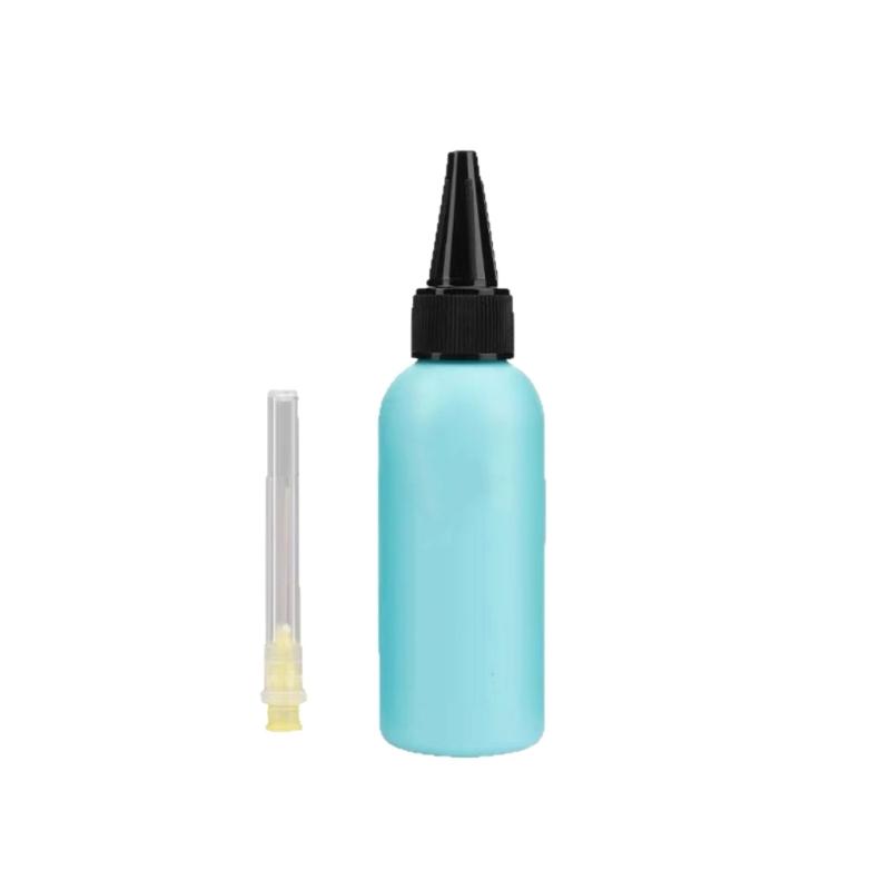 

Industrial 60ML Dispenser Plastic Solvent Bottle Leak Proof Needle Bottle for Adhesive Removal Hand Tool Container