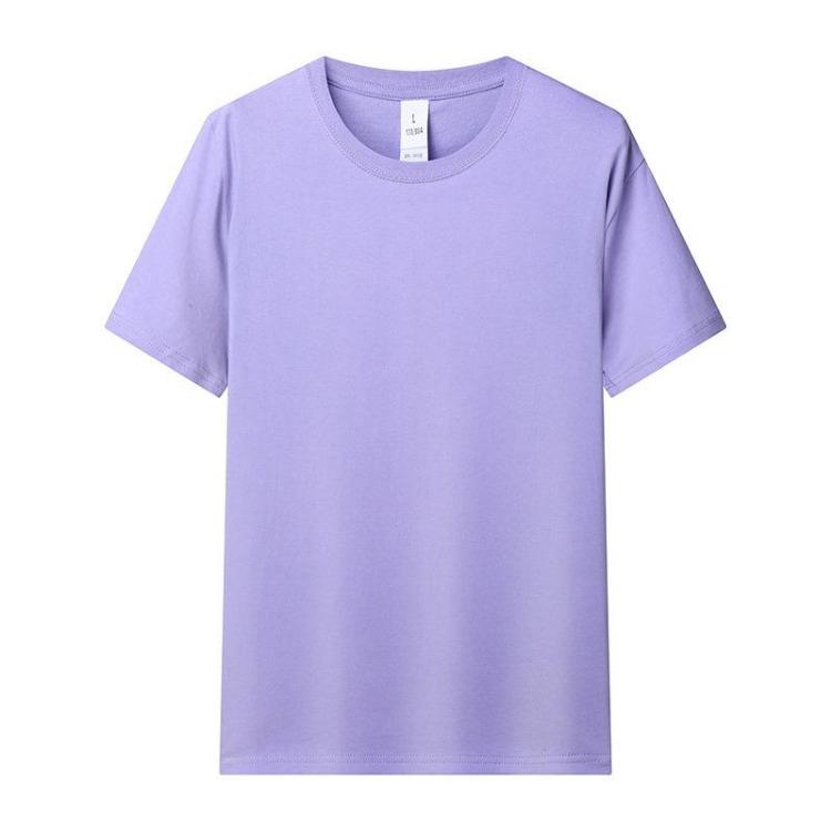 Herren Sommer Reiner Baumwolle Einfarbig Lässig Rundhals Kurzarm Locker Atmungsaktiv T-Shirt Paar Oberteil