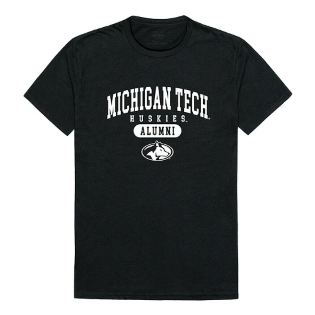 Michigan Technological University Huskies Basic Block Cotton Tank Top - Black