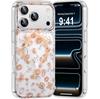 Case for iPhone 17 Pro Max, Laser Flower, for MagSafe, Tulip