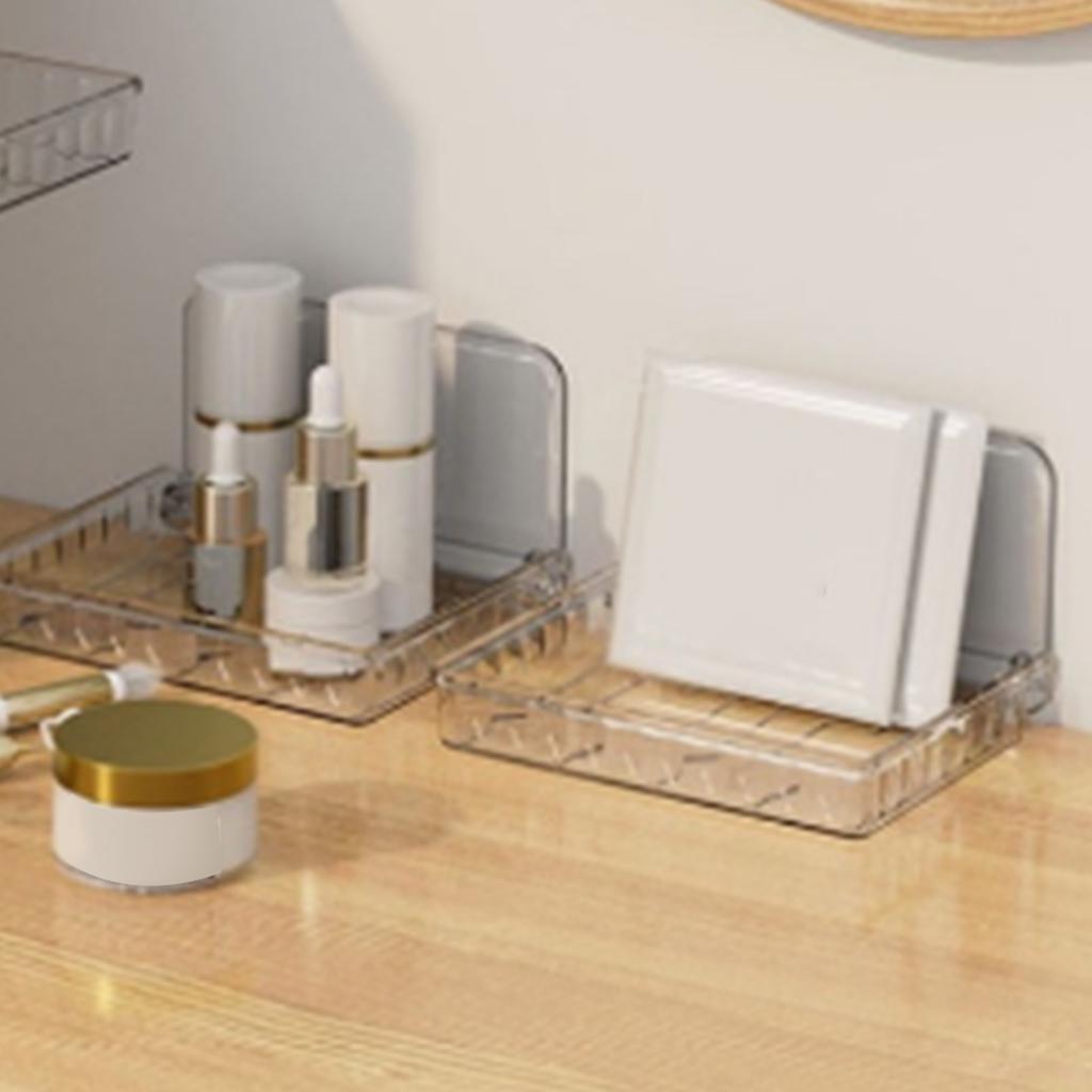 Wall Mounted Folding Shelf Transparent Punch Large Capacity Strong Foldable Floating Wall Shelves for Bathroom