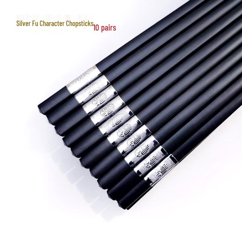 Homeglen Non-Slip Alloy Chopsticks Set