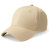 BLESS INTERNATIONAL Premium bomullsbaseballcaps for menn og kvinner (Beige farge)