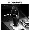 Carbon Fiber ABS Decorative Cover Gear Shift Knob Cover Trim Sticker For BMW E60 5 Series X5 E70 X6 E71 Car Interior Accessories