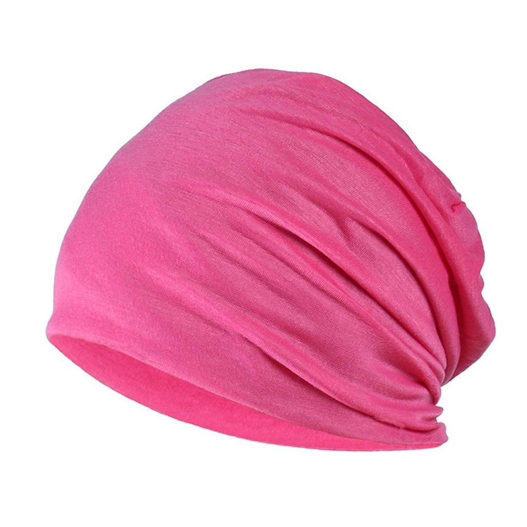 Bonnet extensible en laine tricotée pour homme, écharpe de tête anti-chute, couleur unie, en Inde
