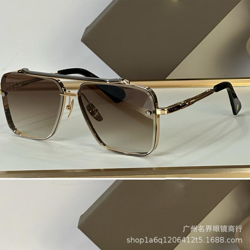 ANDITAGG sunglasses trendy men trimmed lenses UV protection sunglasses heavy industry glasses fashion mach six
